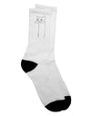 Longcat Internet Humor Adult Crew Socks - Expertly Curated by TooLoud-Socks-TooLoud-White-Ladies-4-6-Davson Sales