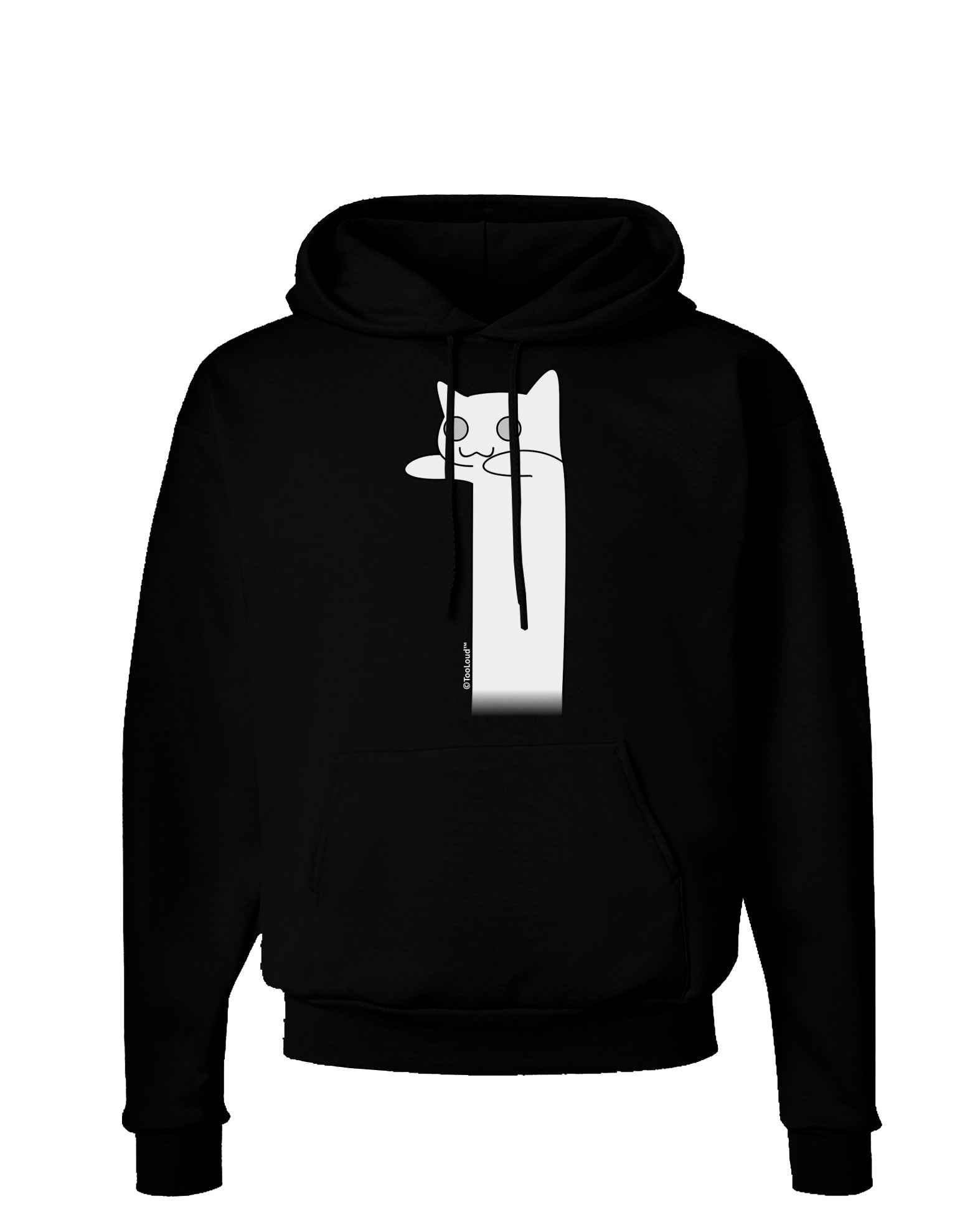 Longcat - Internet Humor Dark Hoodie Sweatshirt by TooLoud-Hoodie-TooLoud-Black-Small-Davson Sales