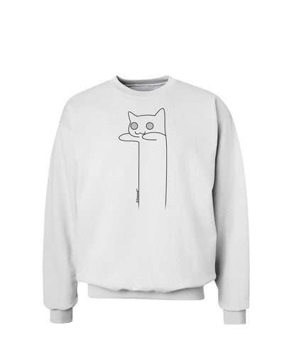 Longcat - Internet Humor Sweatshirt by TooLoud-Sweatshirts-TooLoud-White-Small-Davson Sales