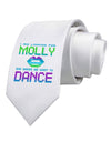 Looking For Molly Printed White Necktie