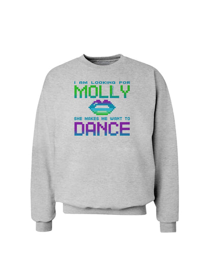 Looking For Molly Sweatshirt-Sweatshirts-TooLoud-AshGray-Small-Davson Sales