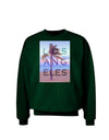 Los Angeles Beach Filter Adult Dark Sweatshirt-Sweatshirt-TooLoud-Deep-Forest-Green-Small-Davson Sales