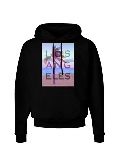 Los Angeles Beach Filter Dark Hoodie Sweatshirt-Hoodie-TooLoud-Black-Small-Davson Sales