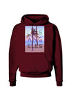 Los Angeles Beach Filter Dark Hoodie Sweatshirt-Hoodie-TooLoud-Maroon-Small-Davson Sales