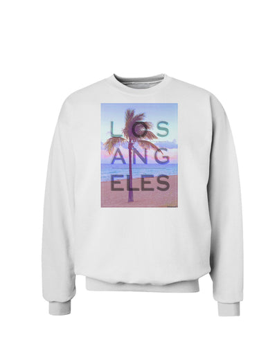 Los Angeles Beach Filter Sweatshirt-Sweatshirt-TooLoud-White-Small-Davson Sales