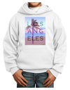 Los Angeles Beach Filter Youth Hoodie Pullover Sweatshirt-Youth Hoodie-TooLoud-White-XS-Davson Sales