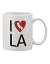 Los Angeles Themed 11 oz Coffee Mug - Perfect for Drinkware Enthusiasts-11 OZ Coffee Mug-TooLoud-White-Davson Sales