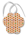 Lots Of Emojis AOP Paw Print Shaped Ornament All Over Print-Ornament-TooLoud-White-Davson Sales