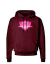 Lotus Flower Design Gradient Dark Hoodie Sweatshirt by TooLoud-Hoodie-TooLoud-Maroon-Small-Davson Sales