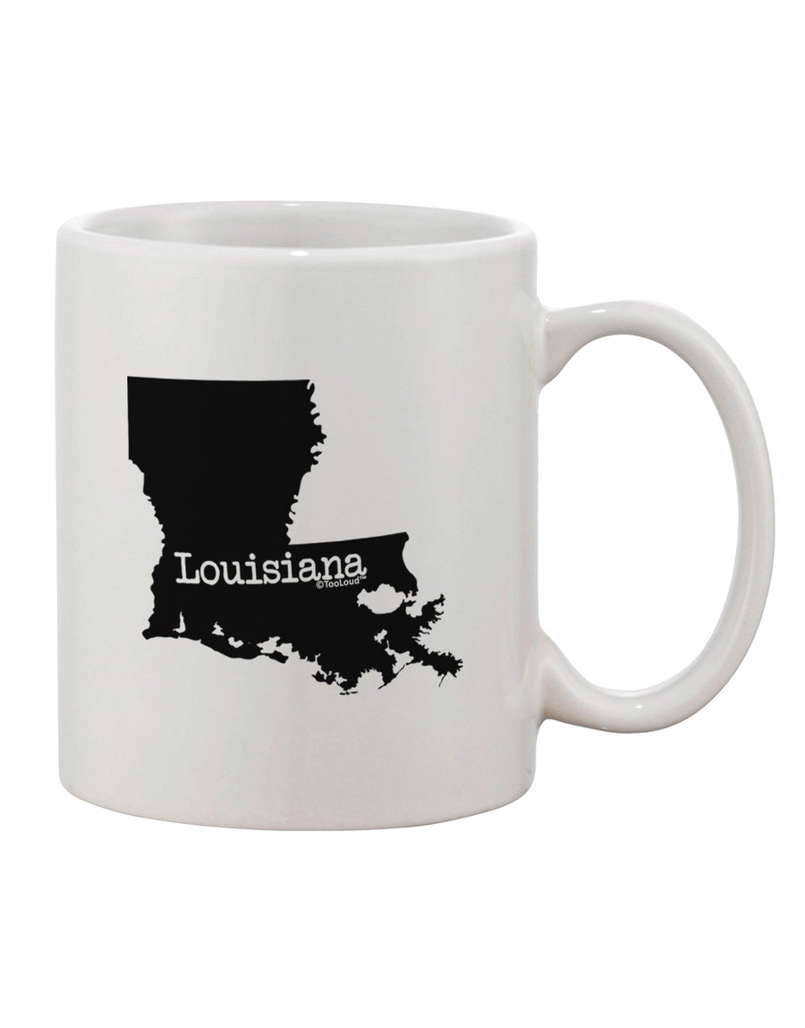 Louisiana State Pride 11 oz Coffee Mug - Expertly Crafted Drinkware-11 OZ Coffee Mug-TooLoud-White-Davson Sales