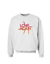 Love Again Typography Sweatshirt-Sweatshirts-TooLoud-White-Small-Davson Sales