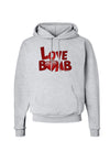 Love Bomb Text Hoodie Sweatshirt-Hoodie-TooLoud-AshGray-Small-Davson Sales