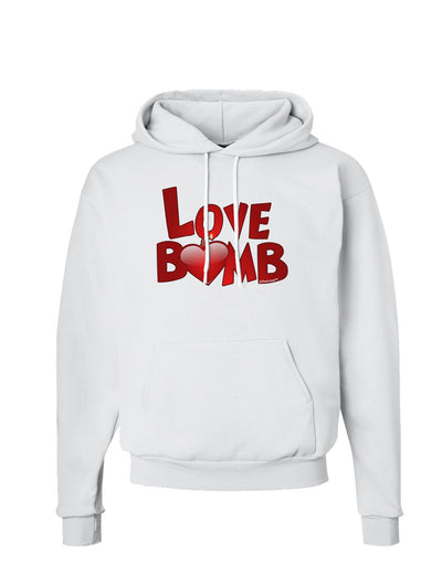 Love Bomb Text Hoodie Sweatshirt-Hoodie-TooLoud-White-Small-Davson Sales