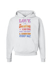 Love is like Sunshine - Quote Hoodie Sweatshirt-Hoodie-TooLoud-White-Small-Davson Sales