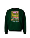 Love is like Sunshine - Sunburst Adult Dark Sweatshirt-Sweatshirts-TooLoud-Deep-Forest-Green-Small-Davson Sales