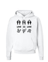 Love Is Love LGBT Marriage Equality Hoodie Sweatshirt-Hoodie-TooLoud-White-Small-Davson Sales