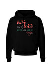 Love Isn't Love Until You Give It Away - Color Dark Hoodie Sweatshirt-Hoodie-TooLoud-Black-Small-Davson Sales
