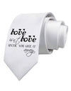 Love Isn't Love Until You Give It Away Printed White Necktie