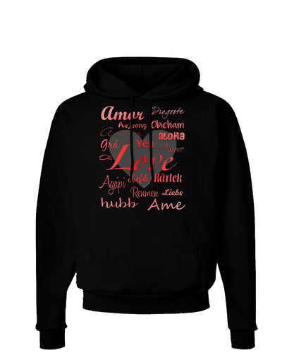 Love Languages Dark Hoodie Sweatshirt by TooLoud-Hoodie-TooLoud-Black-Small-Davson Sales