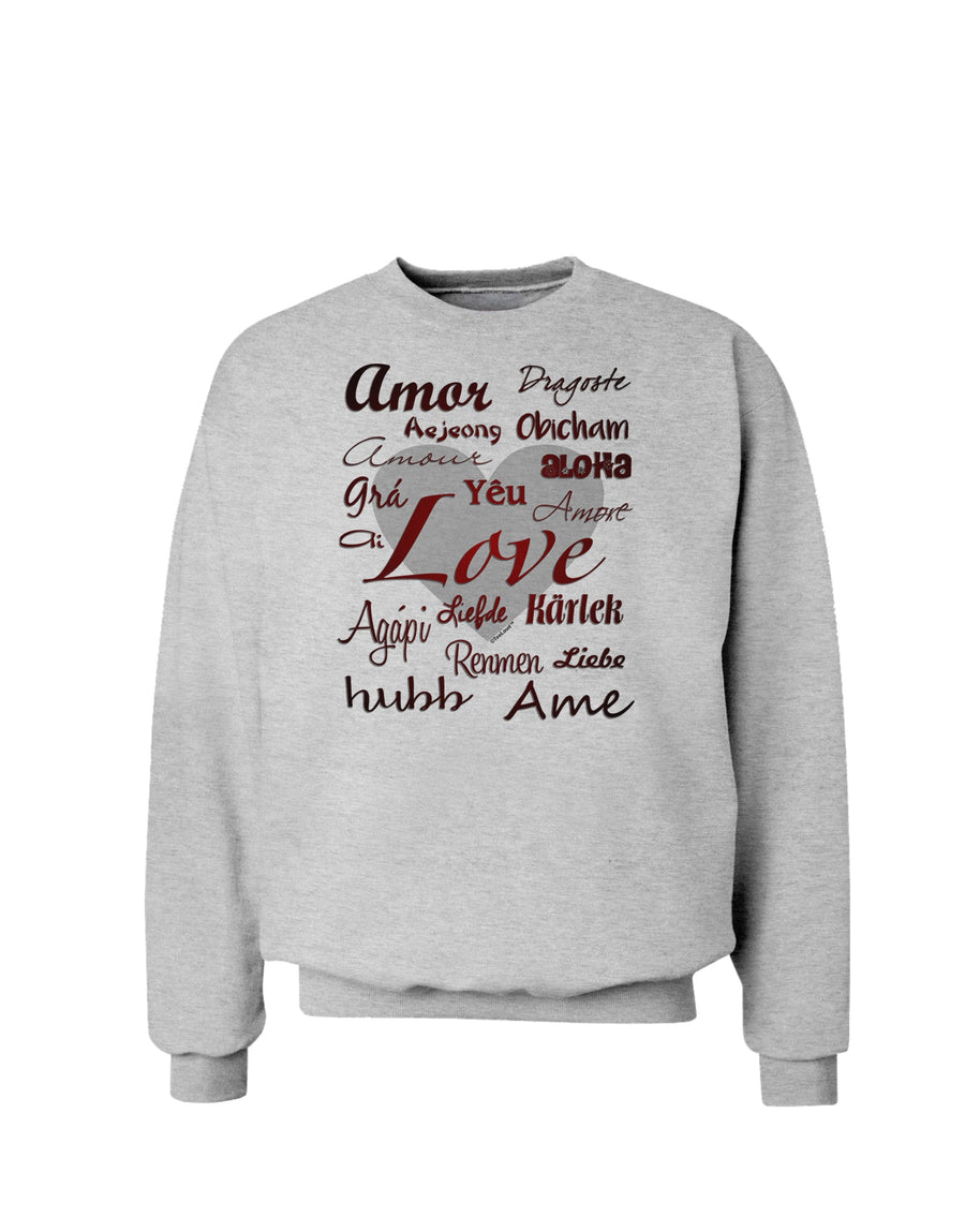 Love Languages Sweatshirt by TooLoud-Sweatshirts-TooLoud-White-Small-Davson Sales