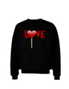 Love Lollipop Adult Dark Sweatshirt-Sweatshirts-TooLoud-Black-Small-Davson Sales