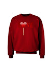 Love Lollipop Adult Dark Sweatshirt-Sweatshirts-TooLoud-Deep-Red-Small-Davson Sales