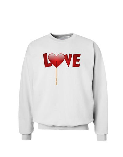 Love Lollipop Sweatshirt-Sweatshirts-TooLoud-White-Small-Davson Sales