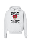 Love Pitbull More Than People Hoodie Sweatshirt-Hoodie-TooLoud-White-Small-Davson Sales