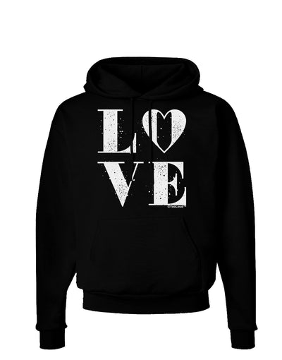 Love Splatter Dark Hoodie Sweatshirt-Hoodie-TooLoud-Black-Small-Davson Sales