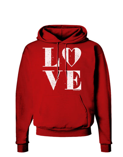 Love Splatter Dark Hoodie Sweatshirt-Hoodie-TooLoud-Red-Small-Davson Sales