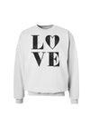 Love Splatter Sweatshirt-Sweatshirts-TooLoud-White-Small-Davson Sales