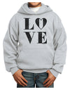 Love Splatter Youth Hoodie Pullover Sweatshirt-Youth Hoodie-TooLoud-Ash-XS-Davson Sales