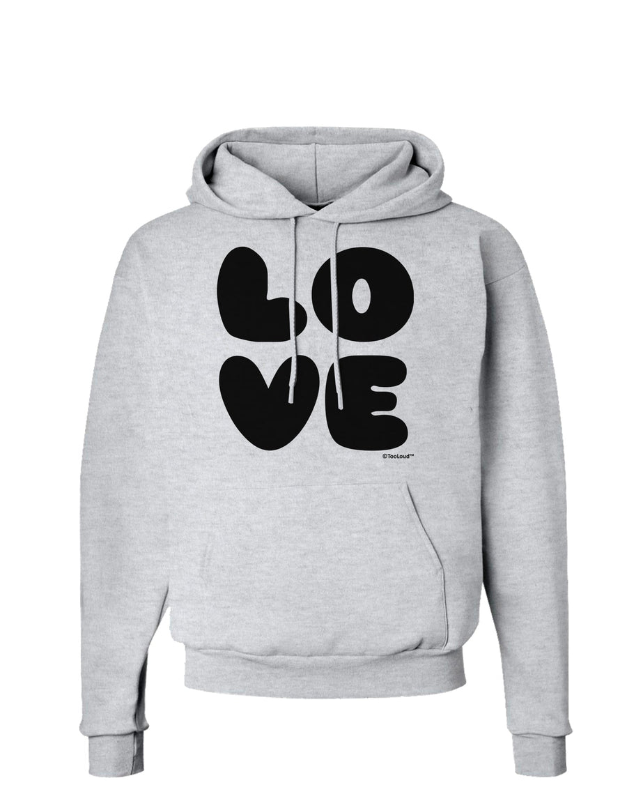 LOVE Text Hoodie Sweatshirt by TooLoud-Hoodie-TooLoud-White-Small-Davson Sales