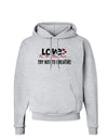 Love - Try Not To Breathe Hoodie Sweatshirt-Hoodie-TooLoud-AshGray-Small-Davson Sales