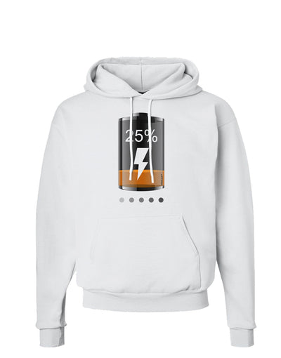 Low Energy 25 Percent Hoodie Sweatshirt-Hoodie-TooLoud-White-Small-Davson Sales