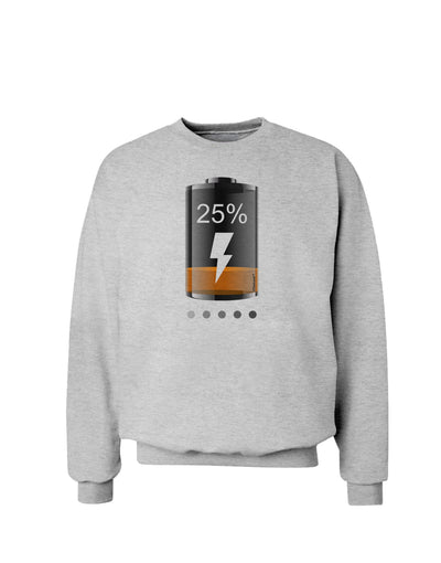 Low Energy 25 Percent Sweatshirt-Sweatshirts-TooLoud-AshGray-Small-Davson Sales