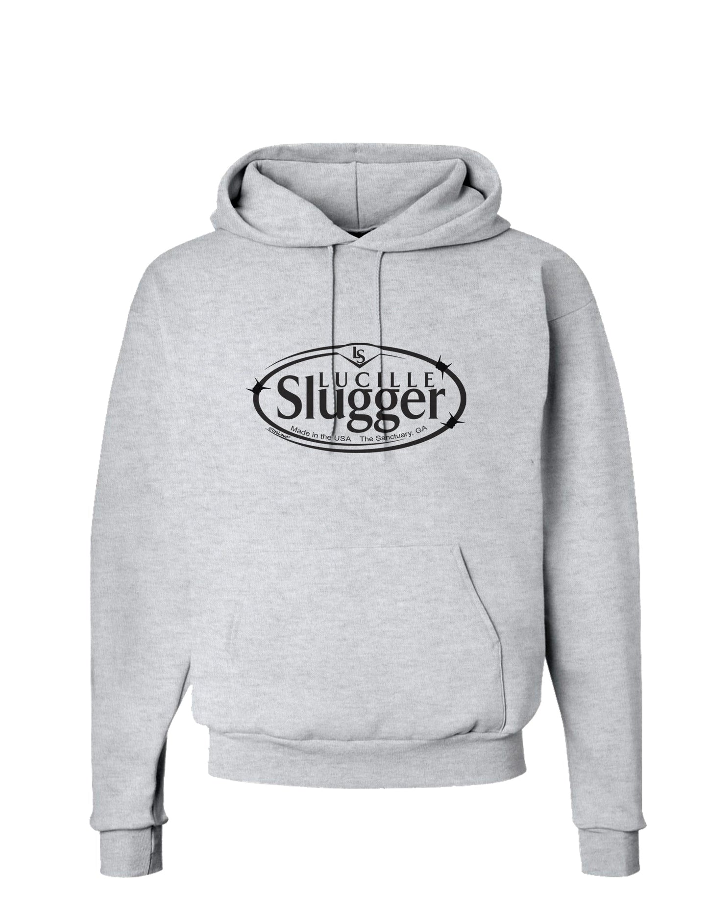Lucille Slugger Logo Hoodie Sweatshirt by TooLoud-Hoodie-TooLoud-AshGray-Small-Davson Sales