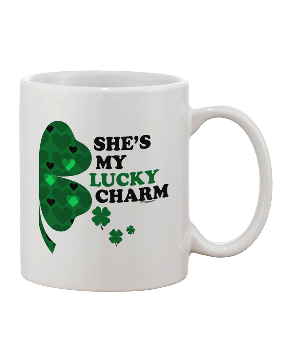 Lucky Charm Adorned - Exquisite 11 oz Coffee Mug - TooLoud-11 OZ Coffee Mug-TooLoud-White-Davson Sales