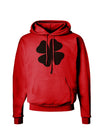 Lucky Four Leaf Clover St Patricks Day Hoodie Sweatshirt-Hoodie-TooLoud-Red-Small-Davson Sales