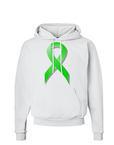 Lyme Disease Awareness Ribbon - Lime Green Hoodie Sweatshirt-Hoodie-TooLoud-White-Small-Davson Sales