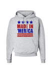 Made in Merica - Stars and Stripes Color Design Hoodie Sweatshirt-Hoodie-TooLoud-AshGray-Small-Davson Sales