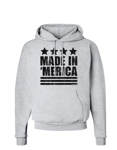 Made in Merica - Stars and Stripes Design Hoodie Sweatshirt-Hoodie-TooLoud-AshGray-Small-Davson Sales