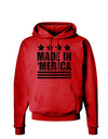 Made in Merica - Stars and Stripes Design Hoodie Sweatshirt-Hoodie-TooLoud-Red-Small-Davson Sales