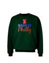 Made In Philly Adult Dark Sweatshirt-Sweatshirts-TooLoud-Deep-Forest-Green-Small-Davson Sales