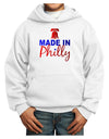 Made In Philly Youth Hoodie Pullover Sweatshirt-Youth Hoodie-TooLoud-White-XS-Davson Sales