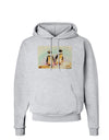 Magellanic Penguin Watercolor Hoodie Sweatshirt-Hoodie-TooLoud-AshGray-Small-Davson Sales