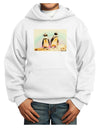 Magellanic Penguin Watercolor Youth Hoodie Pullover Sweatshirt-Youth Hoodie-TooLoud-White-XS-Davson Sales