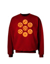 Magic Star Orbs Adult Dark Sweatshirt by TooLoud-Sweatshirts-TooLoud-Deep-Red-Small-Davson Sales