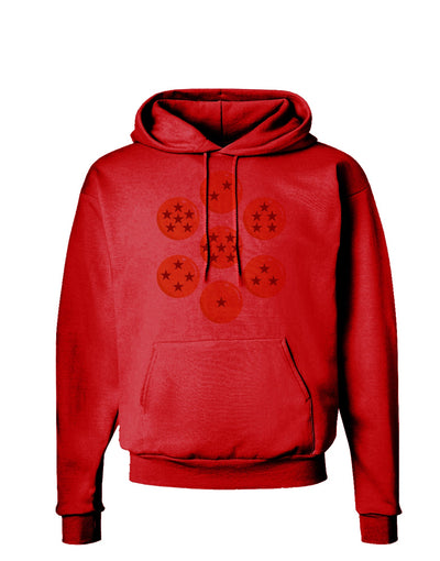 Magic Star Orbs Hoodie Sweatshirt by TooLoud-Hoodie-TooLoud-Red-Small-Davson Sales