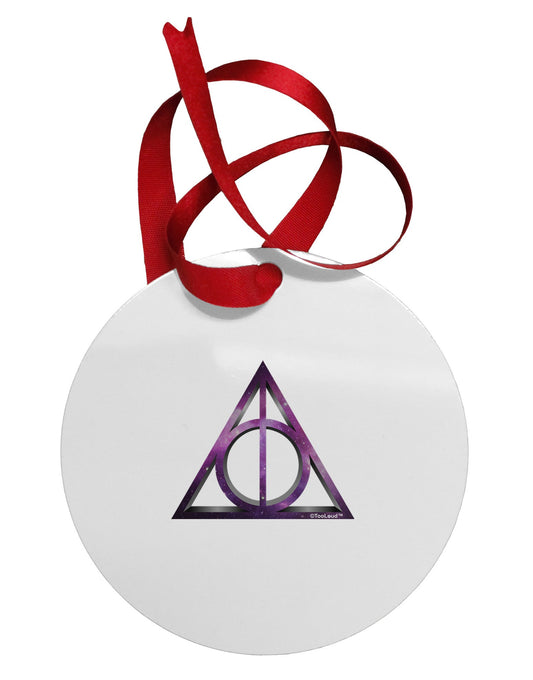 Magic Symbol Circular Metal Ornament-Ornament-TooLoud-White-Davson Sales